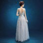 V-Neck Pink Evening Dress Sleeveless Sweet Flowers Appliques Tulle Party Dress D2015844