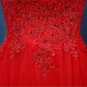 Scoop Neck Bridal Dress 12 Sleeve Lace Appliqued Sweep-Train Formal Wedding Gown D2015854