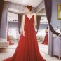 V-Neck A-line Wedding Party Gown Chiffon Beading Pleated Mother Of The Bride Dresses D2015904
