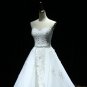 Sweetheart Wedding Dress Strapless Fold Backless A-Line Bridal Dresses D2018738
