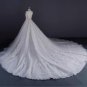 3/4 SLeeves Wedding Dress Sheer Back A-Line Champagne Full Lace Luxury 2018 Bridal Dresses D2018768