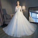 Long Sleeves Wedding Dress Off Shoulder Full Lace Ball Gowns Tulle Ball Gown 2018 Bridal Dresses Long Sleeves Wedding Dress Off Shoulder Full Lace Ball Gowns Tulle Ball Gown 2018 Bridal Dresses
