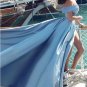 Off Shoulder Party Gowns Long Blue Satin Split Sexy Prom Evening Dresses 2018