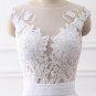 Beach Wedding Dress Empire Waist Maternity Lace Bridal Gowns Travel Sheer Lace Top Wedding Gown
