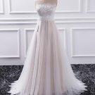 Blush Wedding Dress Empire Waist Maternity Lace Bridal Gowns Travel Lace Wedding Gown H18211