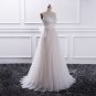 Blush Wedding Dress Empire Waist Maternity Lace Bridal Gowns Travel Lace Wedding Gown H18211