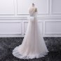 Blush Wedding Dress Empire Waist Maternity Lace Bridal Gowns Travel Lace Wedding Gown H18211