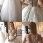 Lace Wedding Dress Sleeveless Bridal Gowns Appliques A-line Wedding Gown H19464