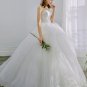 Strapless Wedding Dress Simple Bridal Gowns Real Photo Tulle Custom Wedding Gown H19469