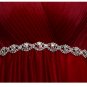 V-Neck Evening Dress Open Back Pleated Chiffon Long Prom Dresses D1946
