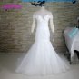 Lace Wedding Dress Off Shoulder Beading Mermaid Sweetheart Bridal Gown D95301