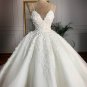 Lace Wedding Dress Spaghetti Straps Bridal Ball Gowns Custom Made Wedding Gown H91126