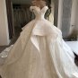 Lace Wedding Dress Off Shoulder Bridal Ball Gowns Custom Made Wedding Gown H91127