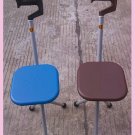 Old-age Magnesium alloy folding walking stick stool