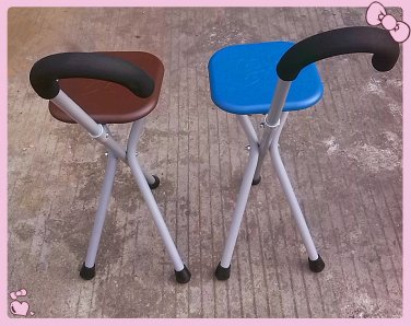 walking stick stool for old-age