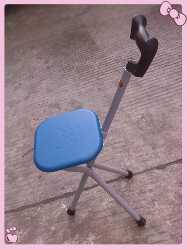 Magnesium alloy stick stool folding in light weight