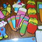 HOMESCHOOL Chore Helper Organizer Wall Chart w/pockets
