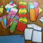 HOMESCHOOL Chore Helper Organizer Wall Chart w/pockets