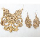 Multi layered wood veneer / plywood jewelry set