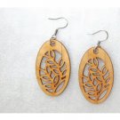 Multi layered wood veneer / plywood earring