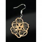 Multi layered wood veneer / plywood earring