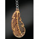 Multi layered wood veneer / plywood earring
