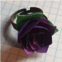 dark purple - flower quilled ring