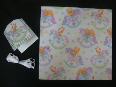 Baby Themed Gift Wrap Set