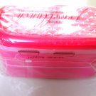 Pink Bento Lunch Box (stacked) Made in Japan- Japan Bento Supplies