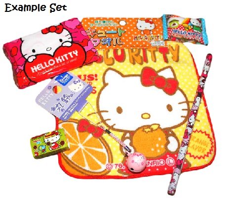 Hello Kitty Goods Goodie Bag Set (Large): Full of Sanrio Hello Kitty Goods!