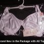 Sexy LADY MARLENE Snow White SPECIAL OCCASION BRA Great DETAILS - BRAND NEW Sz 38D 38 D!