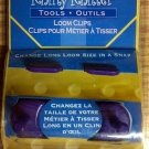 Provo Craft Knifty Knitter Loom Clips Set of Two Brand New in Package!