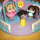 Disney Spin N Surprise Castle Playset Belle Cinderella Snow White Swing Princess