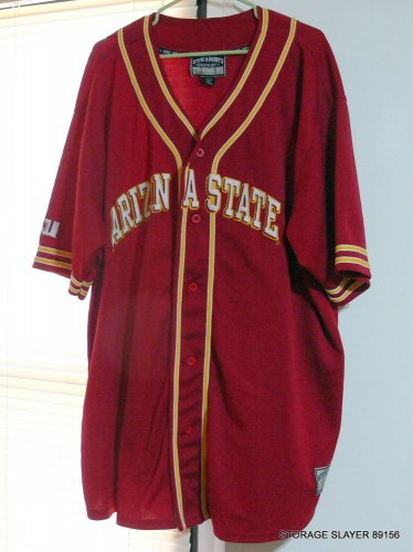 STEVE & BARRY'S ARIZONA STATE SUN DEVILS BASEBALL JERSEY 2XL XXL
