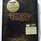 BRAND NEW & STILL SEALED LORD OF THE RINGS FELLOWSHIP OF THE RINGS 4 DVD BOX SET