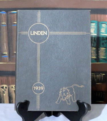 1939 LINDEN LEAVES LINDEN UNION HIGH SCHOOL YEARBOOK YEAR BOOK CALIFORNIA