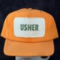 RARE C1960'S GREEN BAY PACKERS USHER UNIFORM HAT CAP FREE SHIPPING!