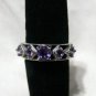 STERLING SILVER & AMETHYST LADIES RING WOMANS SIZE 7 925 NO SCRAP HERE!
