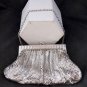 VINTAGE WHITING & DAVIS SILVER MESH PURSE HANDBAG 2928