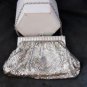 VINTAGE WHITING & DAVIS SILVER MESH PURSE HANDBAG 2928