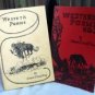 LOT 2 1ST EDITIONS SIGNED COPY COPIES WESTERN POEMS + NO 2 OLEPHIA "LEAFY" KING
