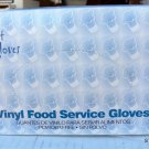 GOURMET GLOVES VINYL FOOD HANDLING SERVICE GLOVES NSF LATEX & DEHP FREE SMALL