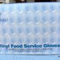 GOURMET GLOVES VINYL FOOD HANDLING SERVICE GLOVES NSF LATEX & DEHP FREE SMALL