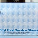 GOURMET GLOVES VINYL FOOD HANDLING SERVICE GLOVES NSF LATEX & DEHP FREE MEDIUM
