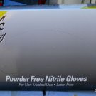 BLACK LIGHTNING NON-MEDICAL POWDER FREE NITRILE 100 GLOVES SMALL LATEX FREE