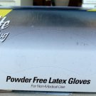 WHITE LIGHTNING NON-MEDICAL POWDER FREE LATEX 100 MED GLOVES