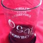 1 Oklahoma State OSU Smoke Glass Football Glass Tumbler