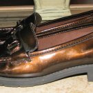 Ann Klein Iflex Flats Patent Leather Burgundy Shoes Size 6M