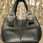 Tignanello Black Handbag Leather Small Satchel Bag