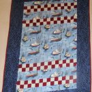 Handmade Quilt Fight Terrorism Washington State Grange Boat Star Design 66X46